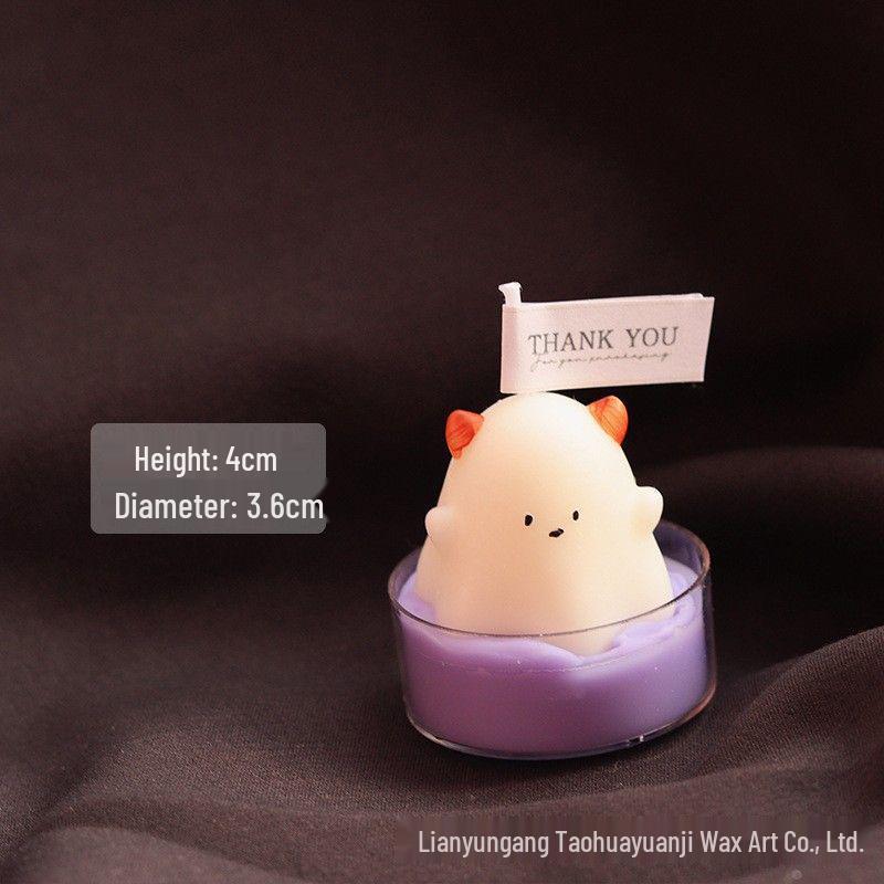 Хэллоуин Привидение Тыква Ароматическая Свеча Украшение для Праздничной Атмосферы