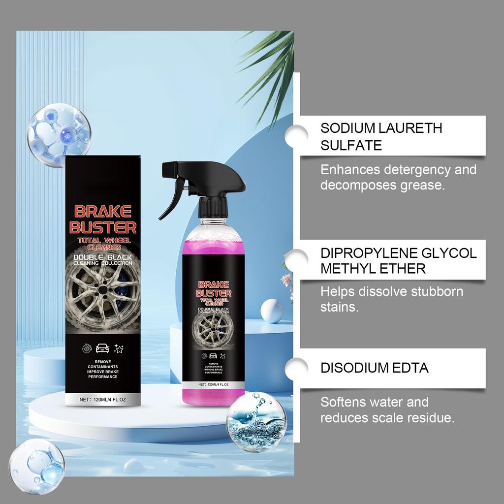 Brake Cleaner; Brake System Maintenance Agent; Brake Disc Decontamination Spray(120ml)