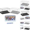 Multicolor Base With Transparent Panel Diy Building Block Display And Storage Box