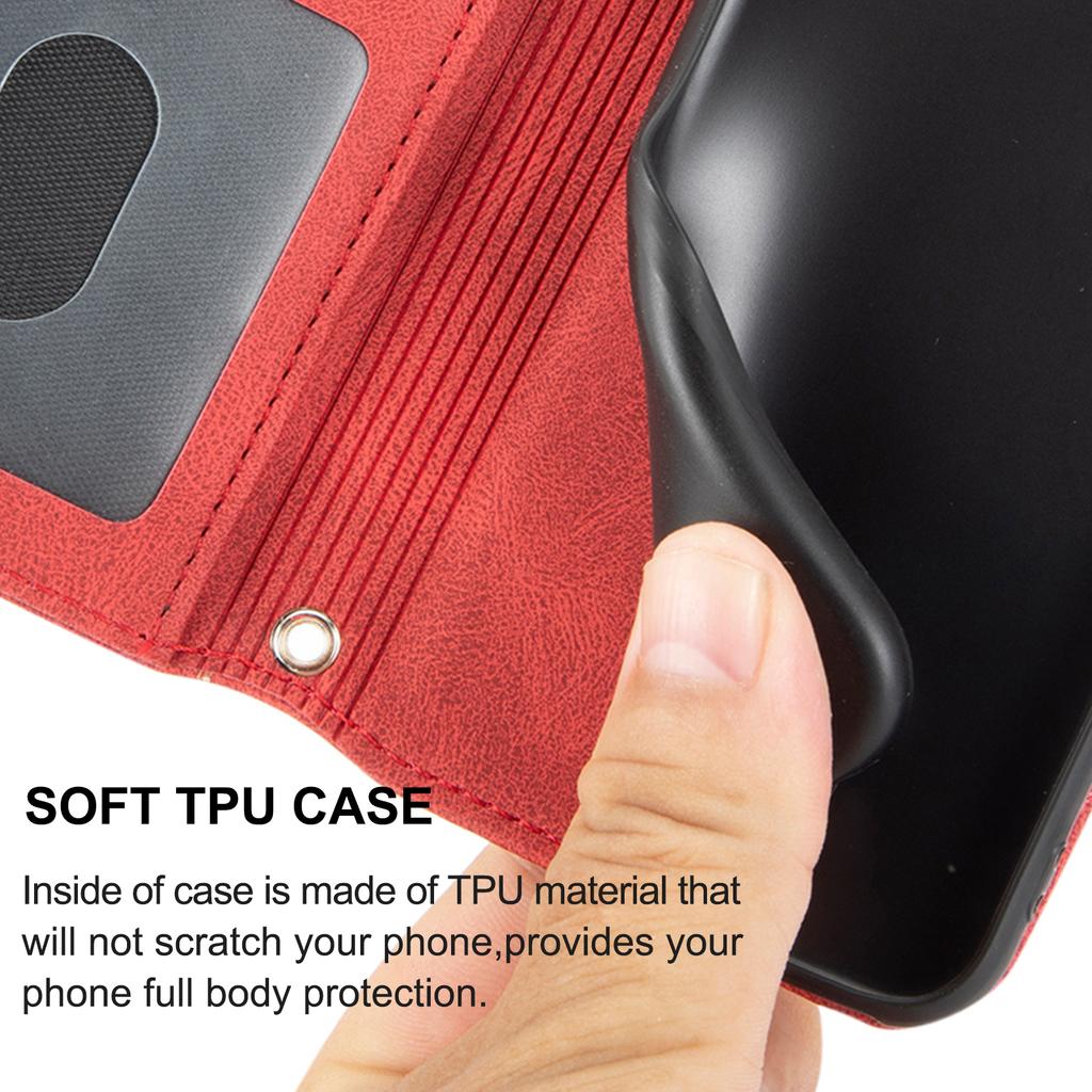 For Xiaomi Redmi 15 5G (Global) (169mm) Case Wallet Skin-Touch Leather Imprinted Phone Cover with Wrist Strap