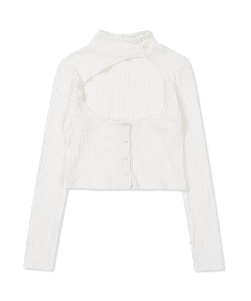 ZEROPLANET Daniel Layered Top [White]