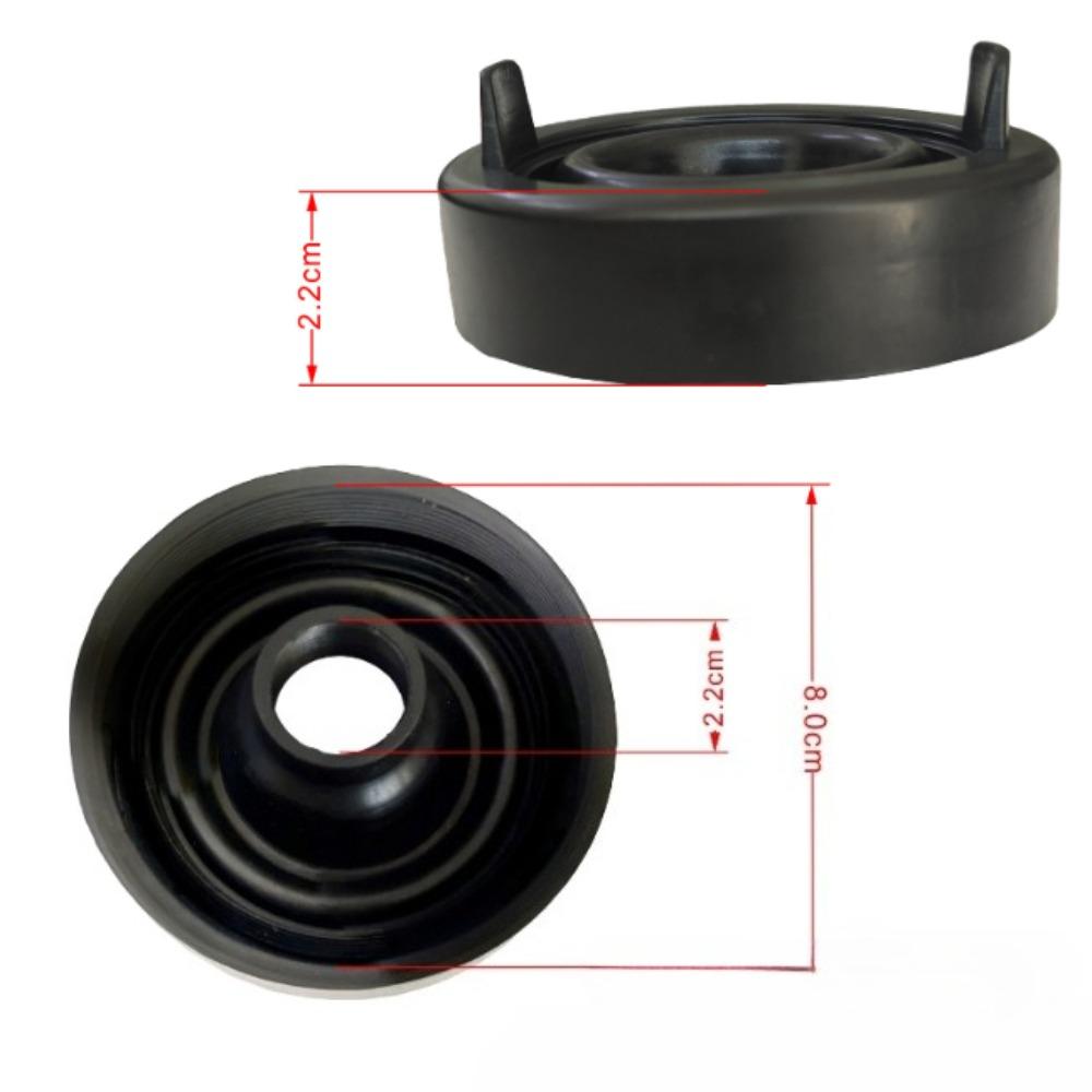 2pcs Automotive LED Headlight Dust Cap 80mm Inner Diameter H4 Specific Dust Cover Rubber Cap