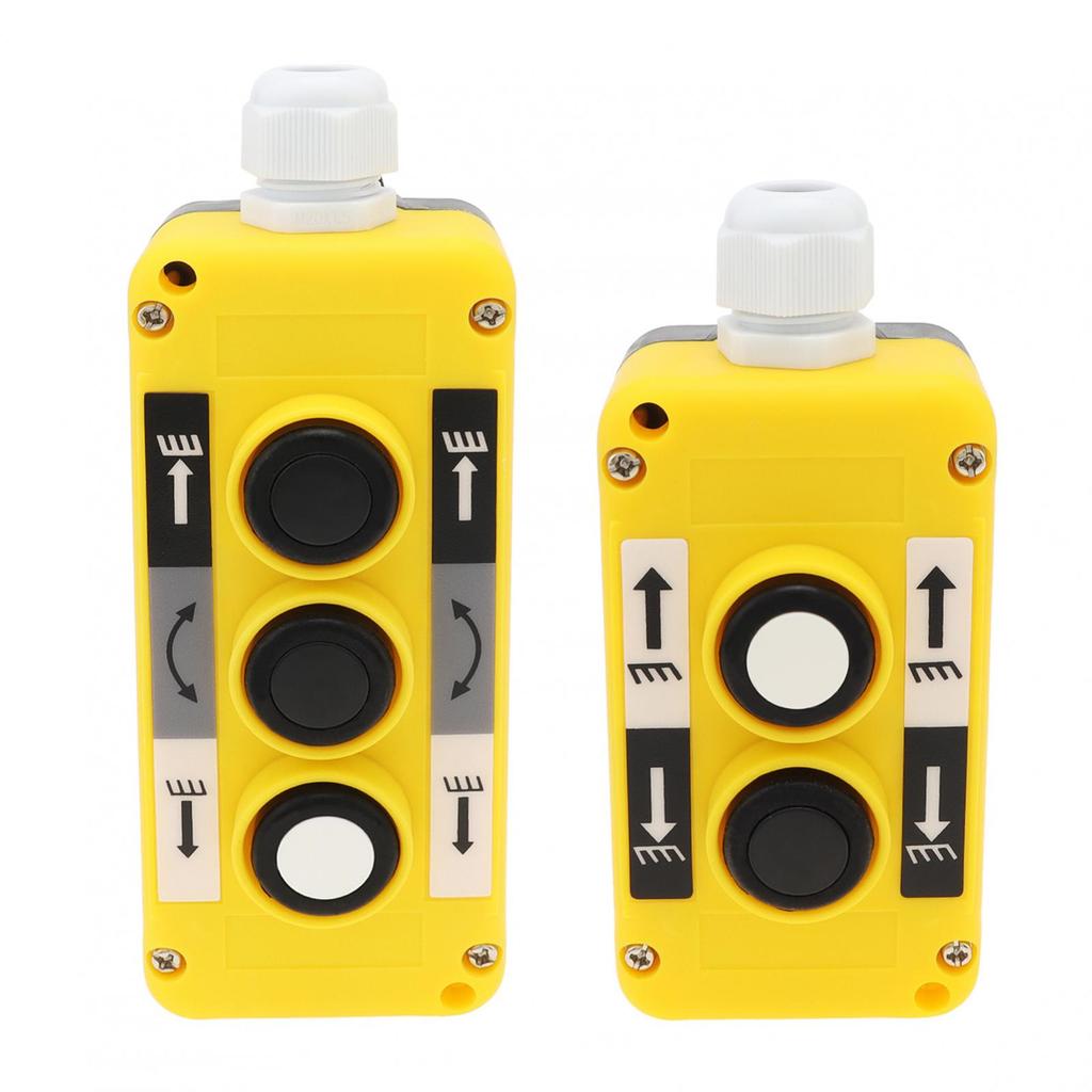 1 Piece Plastic COP-2B / COP-3B Rainproof Dump Trailer Remote Control Switch, Hoist Crane Pendant Control Station