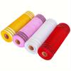 4 Rolls 10 Inch Mesh Ribbon Deco Mesh Ribbon for Mesh Wreath Supplies Decorative Mesh Ribbon for Wedding Party Decorations , Thanksgiving