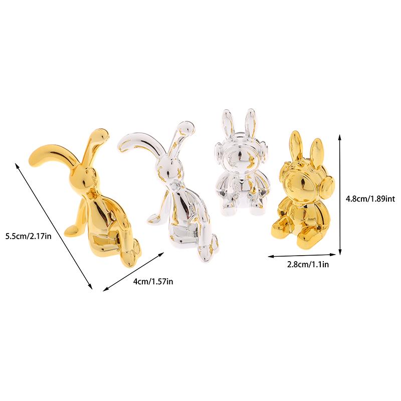 2024 Новый Kawaii Кролик Украшение Ins Автомобильные Аксессуары Декоративные Принадлежности Креативный Настольный Орнамент Декор Комнаты Милые Детские Подарки