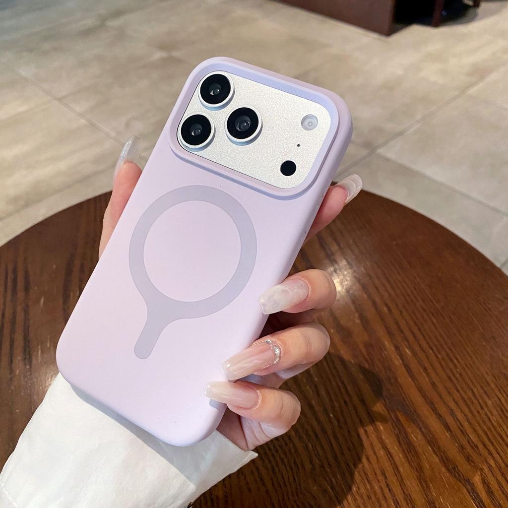 Применимо к чехлу для мобильного телефона iPhone17ProMAX, цельный магнитный силиконовый чехол с жидким силиконом, защитный чехол Apple 16 со всех сторон, противоударный