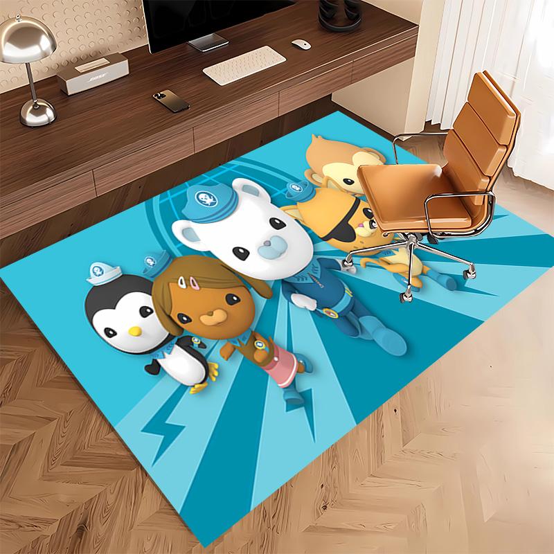 1pc The Octonauts1 Print Area Rug - Soft, Washable Non-Slip Indoor Mat, Living Room, Home Office Decorative Rug,Office Decorative