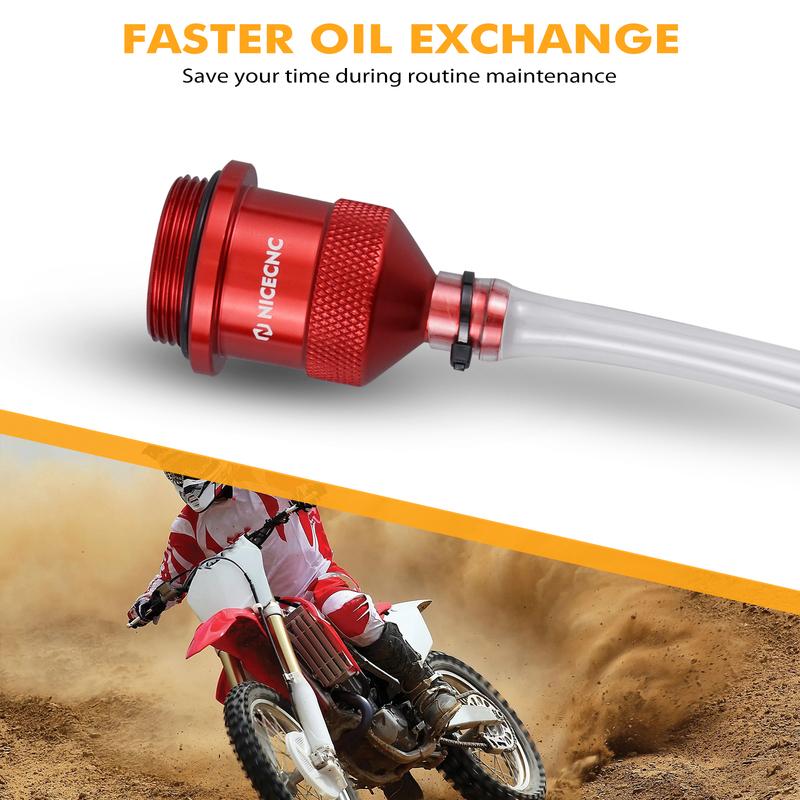 NICECNC Motorcycle 25cm Oil Filter Drain Tool Kit For Honda CRF 450R CRF 450RX CRF 450RWE CRF 450L CRF 450RL CRF 450X 2017-2023