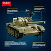 Нетоксичный Набор Строительных Блоков Армейский Средний Танк Т-54С 604 Детали WW2 Танковое Оружие С Фигуркой Образовательные Игрушки DIY Для Детей