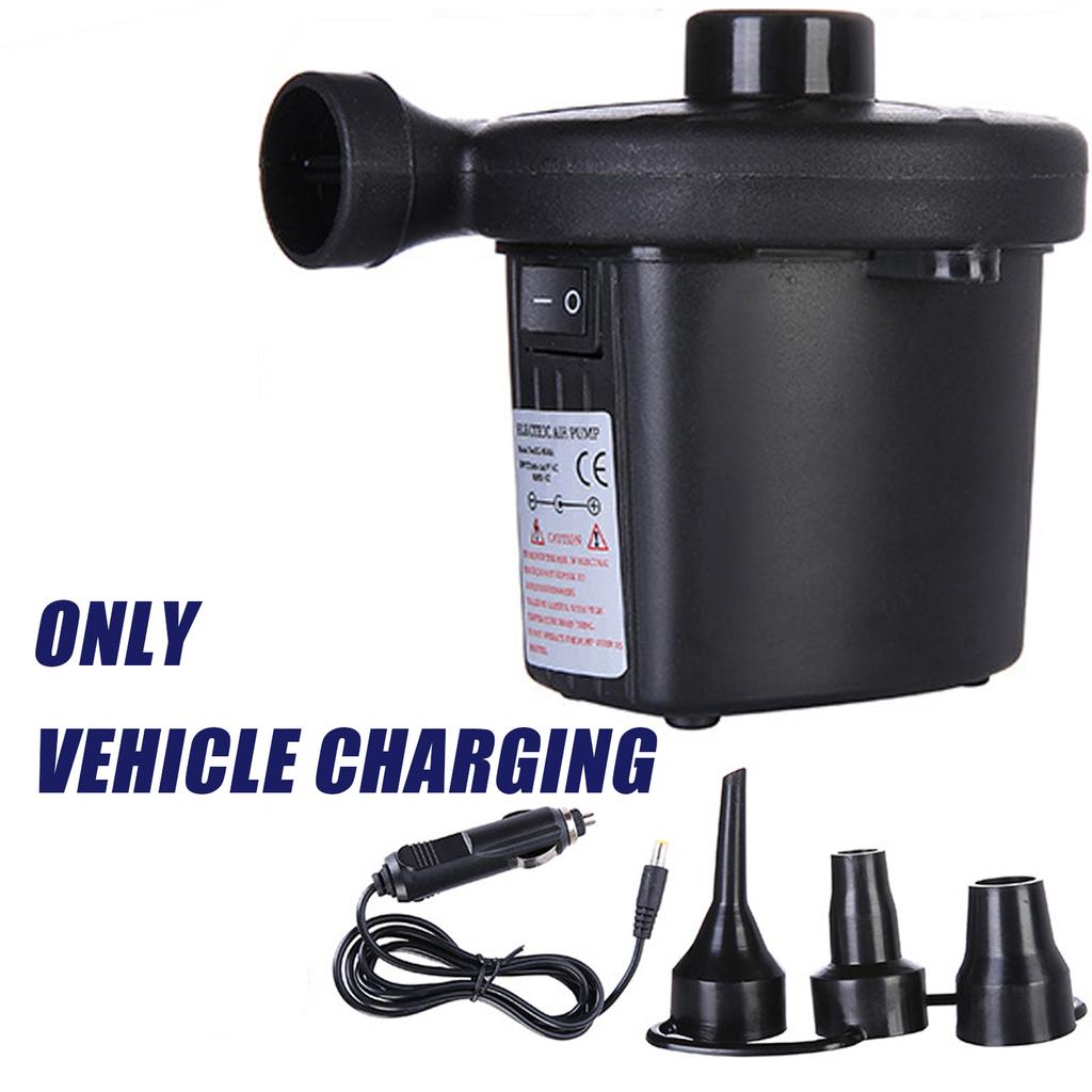 Электрический надувной насос Мини воздушная подушка Портативный кемпинговый портативный насос Быстрое наполнение матраса Бассейн Нагнетатель воздуха