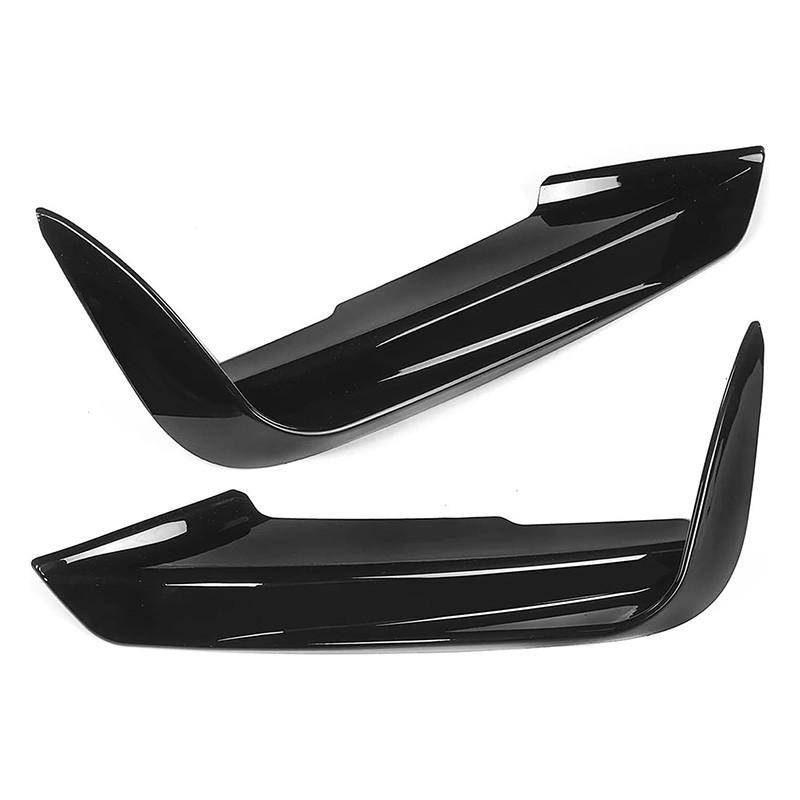 1 Pair Glossy Black/Carbon Fiber Look Car Fog Light Frame Cover Trim Fit for BMW 3 Series F30 F31 M Sport 2012-2019