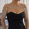 Women Body Chain Multi-layered Tassel Shoulder Chain Date Night Nightclub Party Shoulder Jewelry