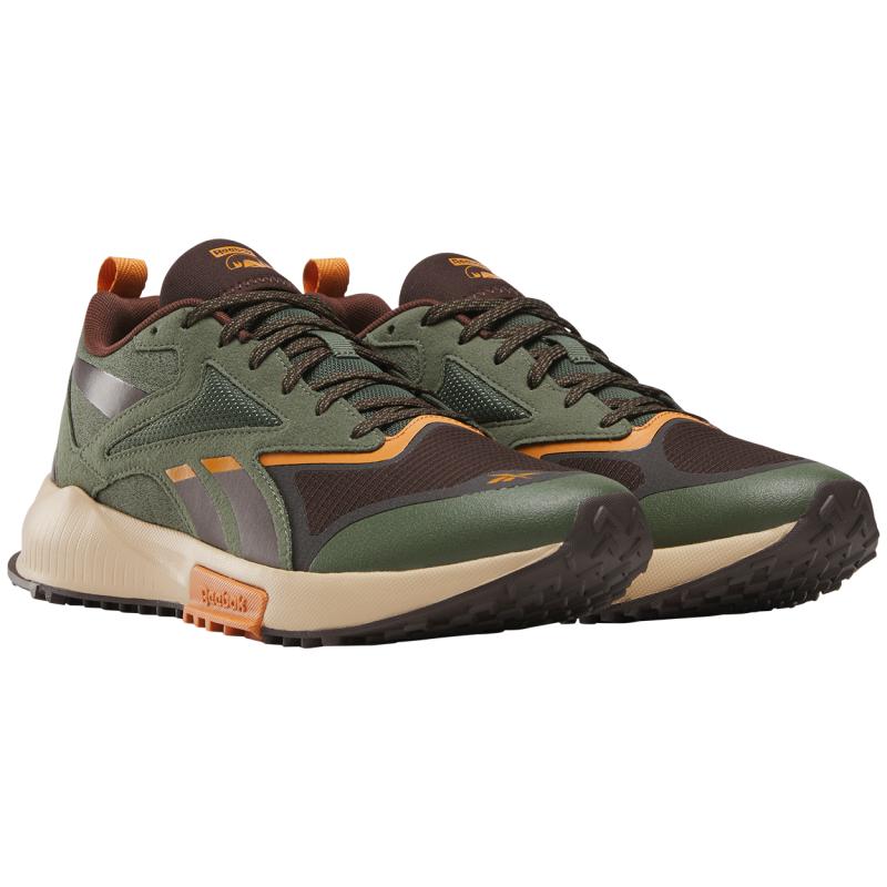 Reebok Кроссовки для бега с низким верхом Мужские зеленые кроссовки 100209969