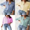 Streetwear Loose Fit Shirt With Long Sleeves For Casual Women