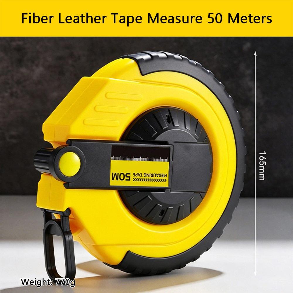 Anti-reverse Tape Measure 20m 30m 50m Measuring Tape Hand Measuring Tool Field Work