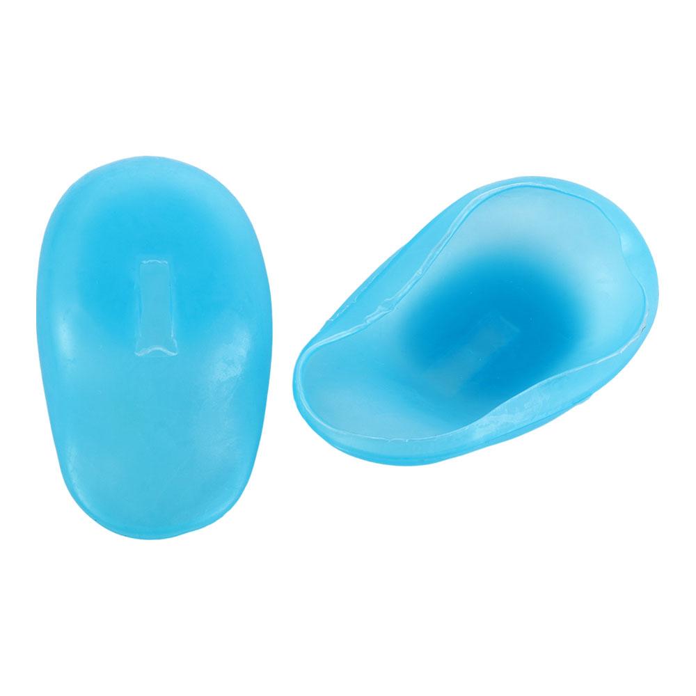 2pcs Waterproof Silicone Ear Cover Reusable Salon Ear Shield Hair Coloring Dyeing Protector