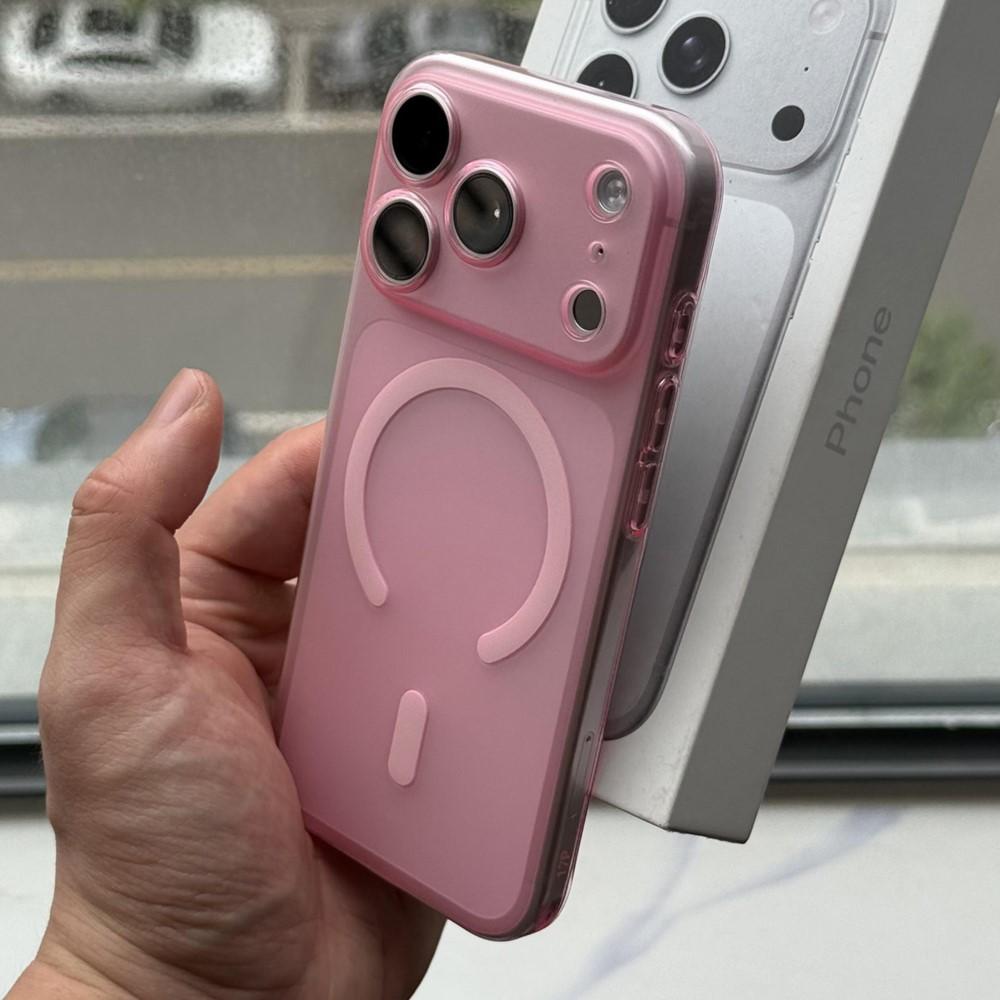 Ультратонкий тонкий жесткий матовый чехол для Magsafe для iPhone Air 17 16 15 14 Plus 13 12 Pro Max Прозрачная магнитная крышка с защитой объектива