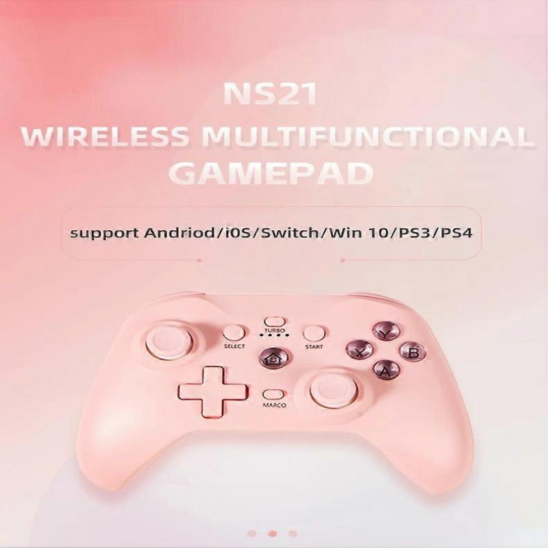 Беспроводной геймпад для Android/iOS/ПК/PS3/PS4 Bluetooth игровой контроллер 6-осевой гироскоп TURB непрерывная функция двойной вибрации двигателя(черный)