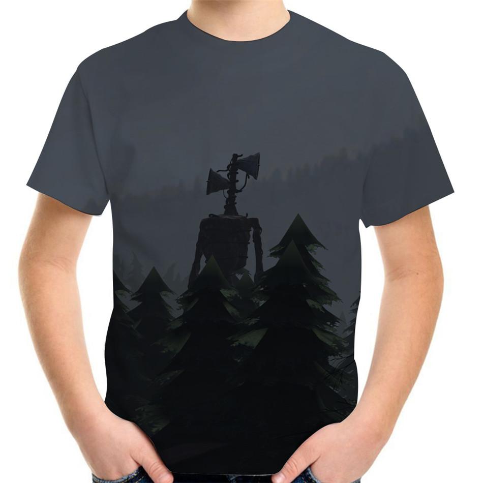 Летние футболки с принтом «Голова сирены» в формате 3D, уличная одежда для мужчин, повседневная одежда, свободные футболки с коротким рукавом и круглым вырезом, футболки, топы, одежда