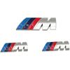 3 штуки Цветные Боковые Эмблемы Задней Крышки Багажника Наклейки Значки Для Крыла И Бампера, Совместимые Для (цвет: )