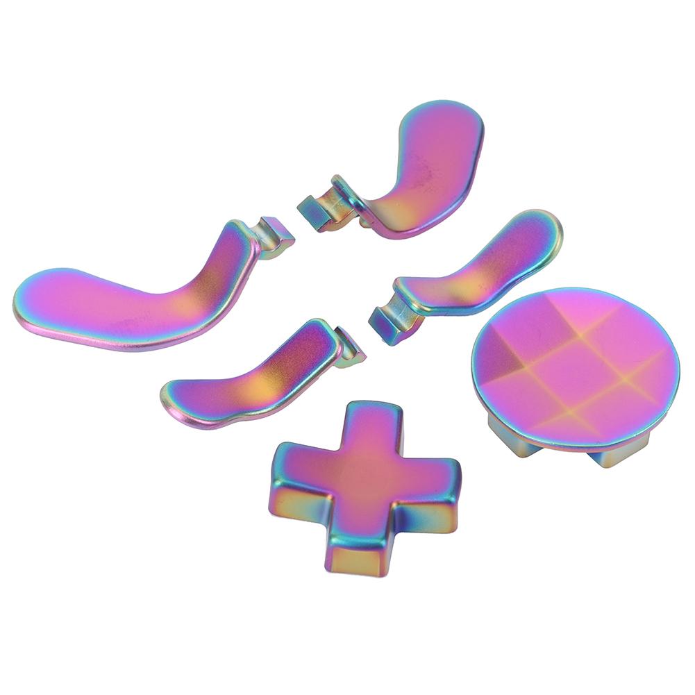 6 в 1 Металлический контроллер Аксессуары с 4 лепестками 2 D-pad Аксессуары Детали Комплект запасных частей для Xbox One Elite Series 2