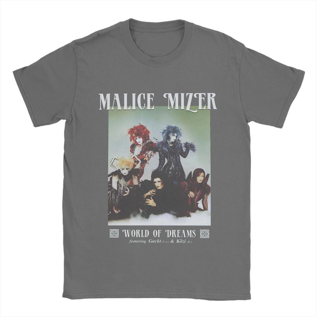 Malice Mizer Мужская футболка Японская рок-группа Crazy Tees Футболка с коротким рукавом и круглым вырезом 100% хлопок Идея подарка Одежда