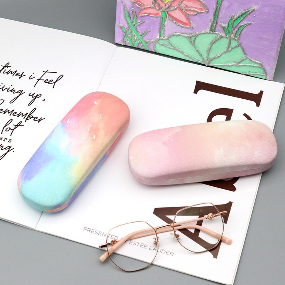 Защитник для очков Футляр для хранения очков Цвет Облако Футляр для очков Модная коробка для очков Женщины