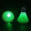 Светодиодный светящийся мяч для бадминтона, светящиеся пластиковые воланы для бадминтона, цветные светящиеся мячи для спортивных тренировок и игр на открытом воздухе