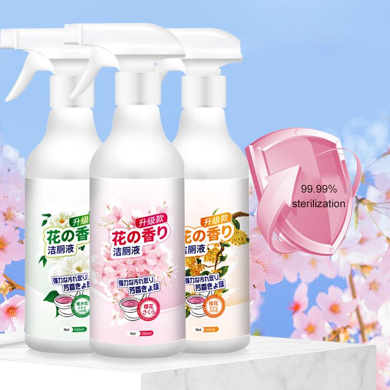 500 мл Туалетный очиститель с цветочным ароматом Удаляет известковый налет, желтые и мочевые пятна Мощное средство Глубоко очищает и дезодорирует