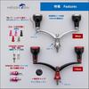 УСИЛЕННАЯ Рукоятка Катушки, Совместимая с Сериями Спиннинговых Катушек Shimano и Daiwa Arch Engine 98/110 мм, Рукоятка 24,5 мм, Катушки, (Черный и золотой, 98 мм) (HT26103)