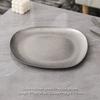 Irregular Metal Tableware Multi-functional Food Plates Vintage Metal Dinner Plate  Dining Use