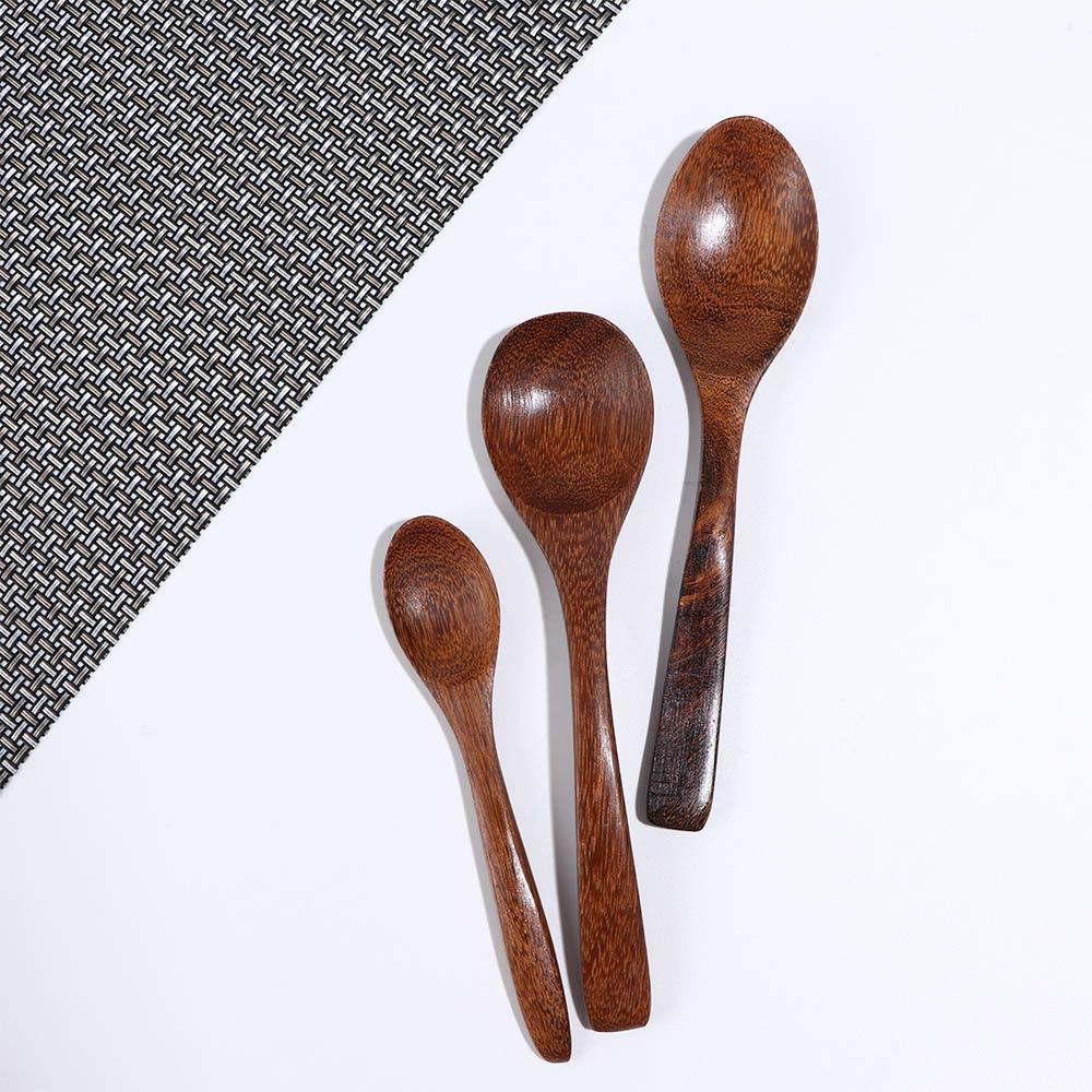 Stirring Cooking Utensils Mixing Tableware Dessert Coffee Spoon Wooden Spoon Tea Spoon Soup Spoons