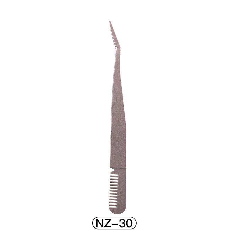 Удобный инструмент для красоты из нержавеющей стали, пинцет для ресниц, зажим для завивки накладных ресниц