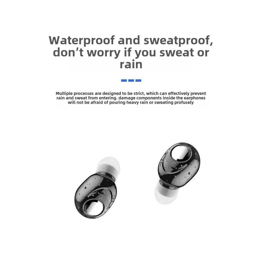 Мини-наушники Bluetooth 5.0 Беспроводные сверхдлительные наушники-вкладыши с шумоподавлением и одним ухом