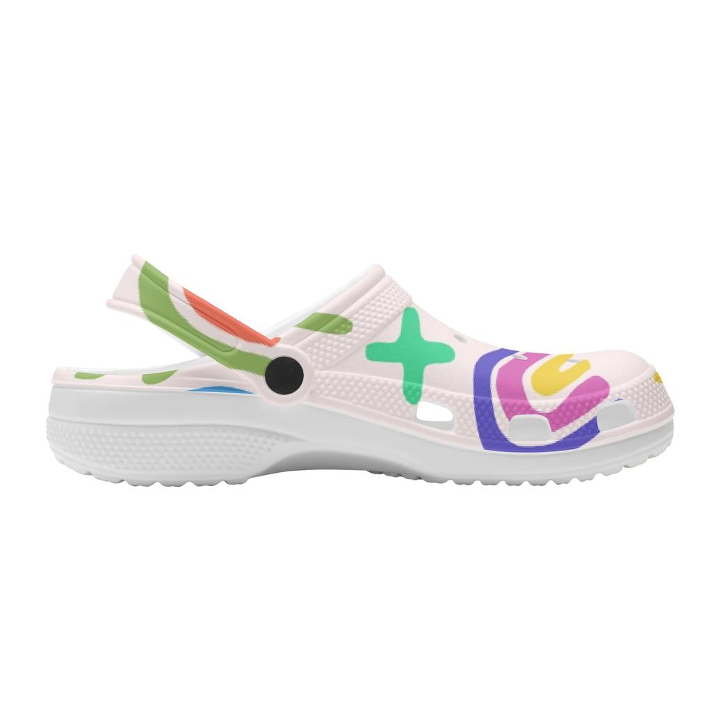 Novelty Printed EVA Clogs Adult Unisex Breathable Soft Sole Slip On Summer Sandals Casual Shoes Soft Sole Casual Walking
