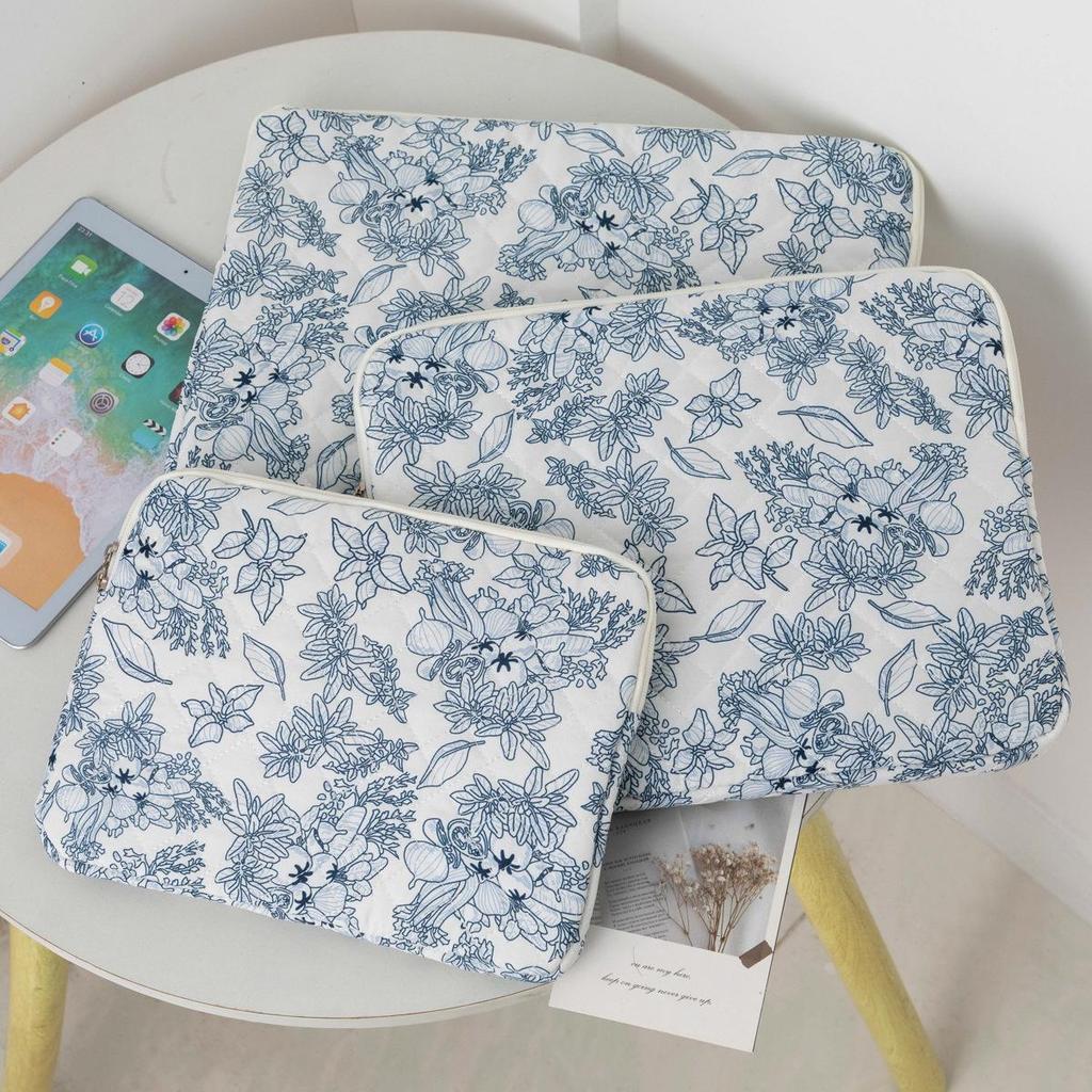 Корейский цветочный чехол для ноутбука – Защита 11, 13, 15 дюймов