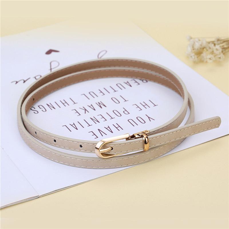 1 шт., черные, белые, серые, женские ремни, тонкий, узкий пояс, пряжка, регулируемый ремень, летнее платье, джинсы, ремень из искусственной кожи