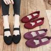 Spring and Summer Women's Cloth Shoes Non-slip Single Shoes Flat Shoes Casual Slip-on Shoes