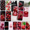 JO10 Cherry Summer Fruit Phone Case for Motorola E22S E7 G6 G7 G8 G9 Plus Power Play G10 G20 G04 E30 E40 E22 E20 E13 G22 G23 G Stylus Play