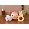 Charming Resin Craft Cartoon Avocado Sushi Figurines Adorable Miniature Ornaments