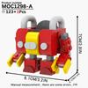 MOOXI MOC Меха-Авто Мотоцикл Кирпичи Транспортная Игра Совместимые с Аниме Фигурки Строительные Блоки Игрушки для Взрослых Для Детей Друзей Подарок