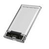 2.5 Inch Transparent SATA SSD USB 3.0 High-Speed Laptop Hard Drive Enclosure