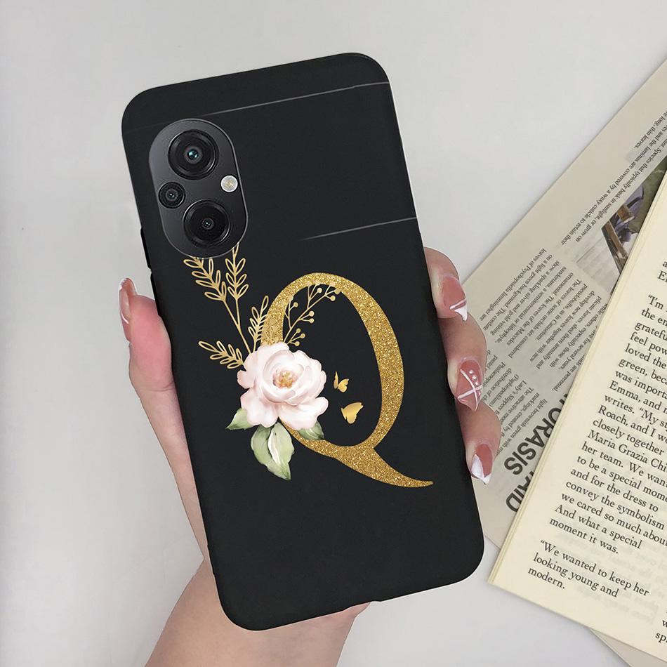 Для Xiaomi POCO M5 Чехол Роскошный Модный Силиконовый Мягкий ТПУ Задняя Панель Защитная Оболочка Телефона Для Xioami POCO M5 4G Милый Чехол с Буквами Сумки
