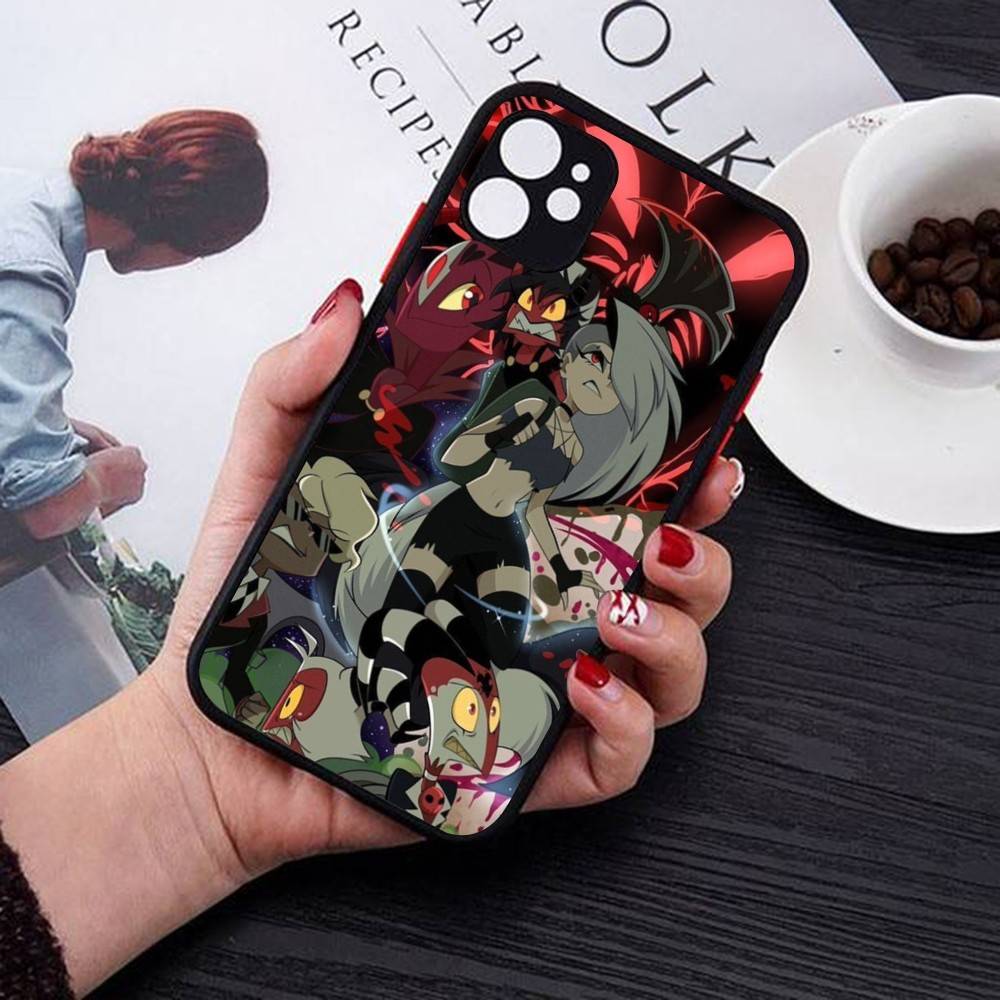 Чехол для телефона Hazbin Anime Hotel для iPhone 16 15 14 Plus 15 13 12 11 Pro Max X XS MAX Матовый чехол