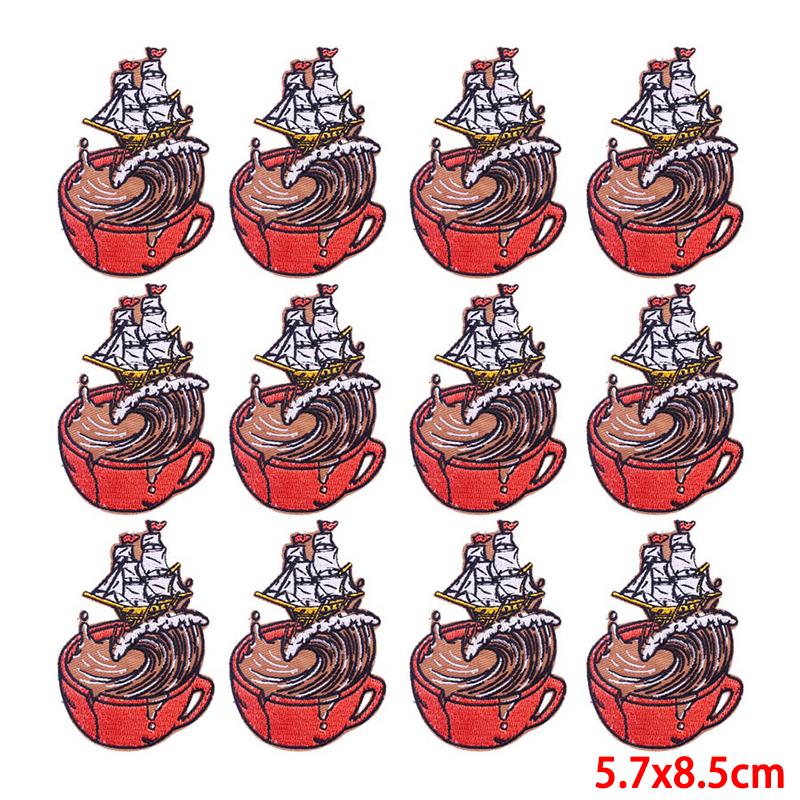 10 шт./лот, оптовая продажа, вышивка, железные нашивки для одежды, нашивки для одежды, куртки, декор, аппликация, принадлежности для шитья