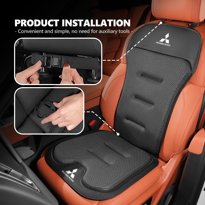 Для автомобиля Mitsubishi Дышащая ледяная шелковая Поднимающая подушка сиденья Чехол Защитная накладка на спинку Аксессуары Outlander Lancer L200 ASX