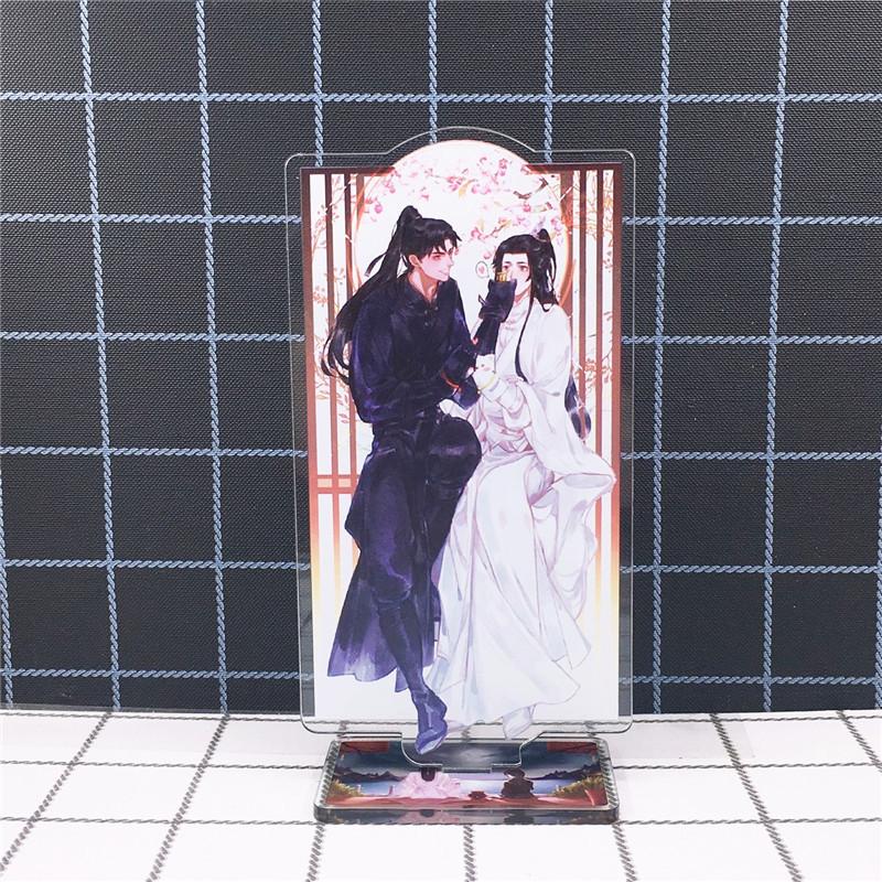 Хаски и его белый кот Shizun Mo Ran Chu WanNing, акриловая фигурка, подставка, модель игрушки, аниме, двустороннее действие