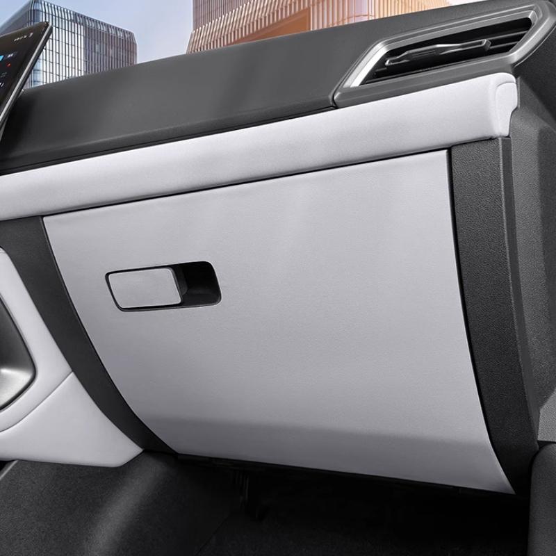 For BYD Atto 2 Car Glove Box Storage Bag Pocket Protective Pad Leather Anti Kick Pad Protection Sticker Interior Stowing Tidying