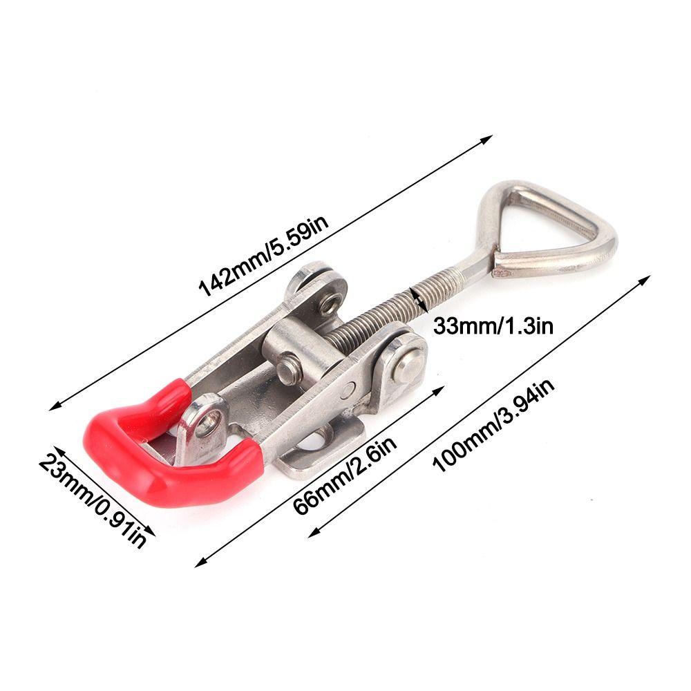 Adjustable Toggle Clamp Stainless Steel Toggle Latch Catch Toggle Latch Clamp Cabinet Tool Box
