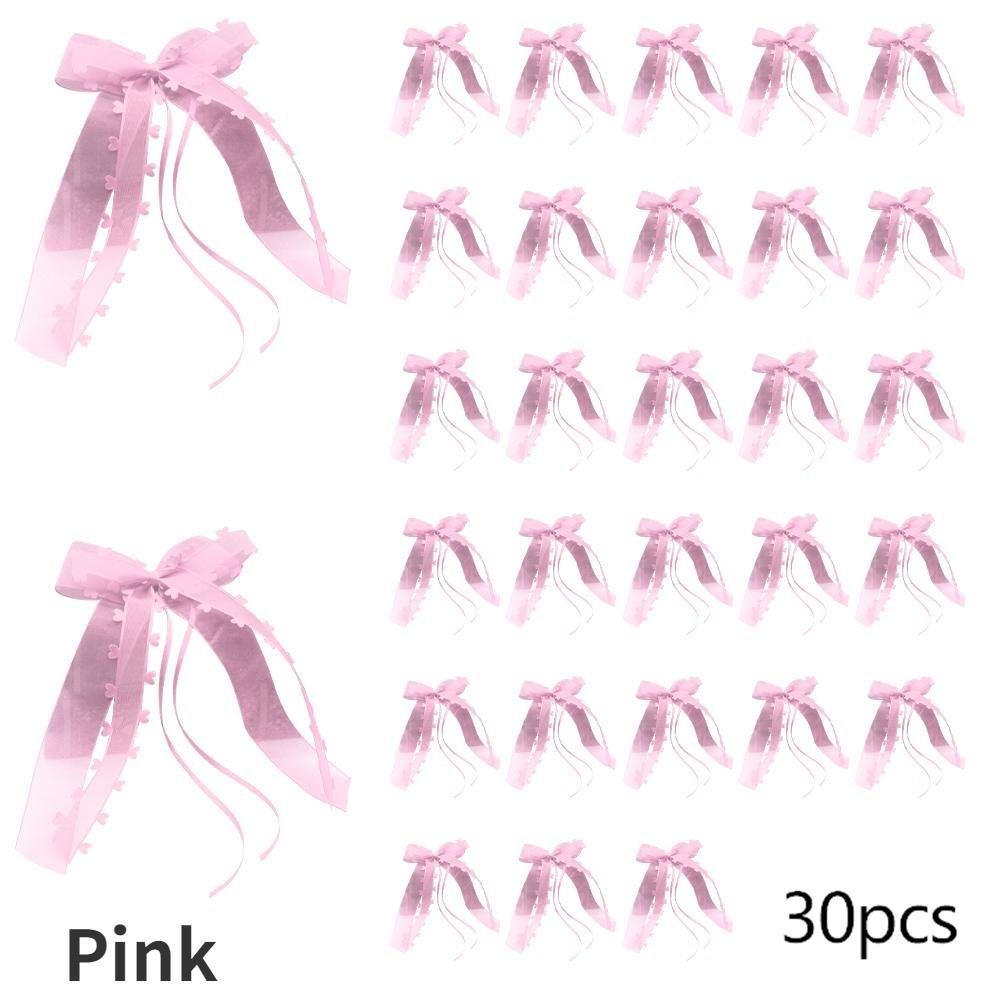 30 шт./лот свадебные банты ленты банты DIY автомобили стулья украшения вечерние праздник свадебные украшения